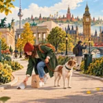 Одна привычка — разные города: уборка за собакой с крафтовым пакетом и картонным совком Pakdog